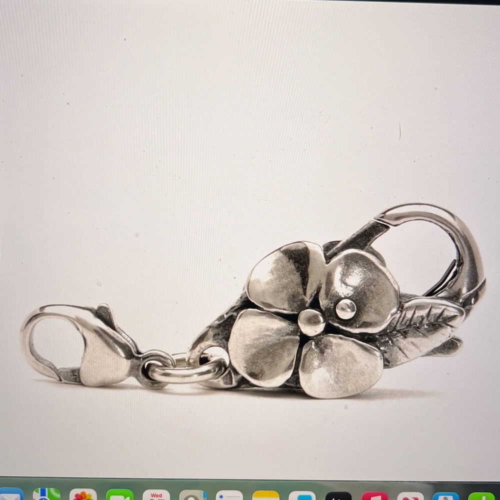 Trollbeads Big Flower Clasp Sterling Silver - Picture 7 of 7